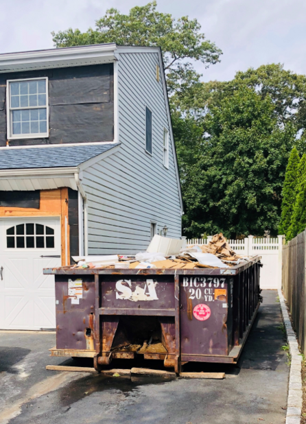 Home Project Dumpster Rentals provided by S&A Container Service